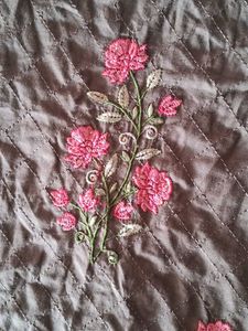 Embroidered Grey Kurta