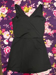 Classic Black Padded One-Piece Swimsuit