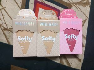 Swiss Beauty Softy Highlighter & Blush Set