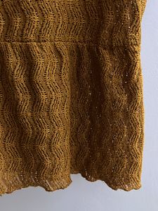 Beautiful Orange Crochet Top