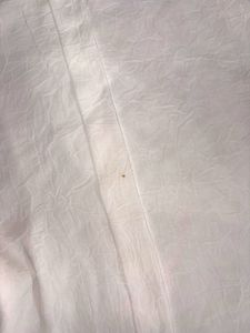 White Collared Shirt with Floral Sleeves
