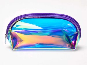 Iridescent Cosmetic Pouch