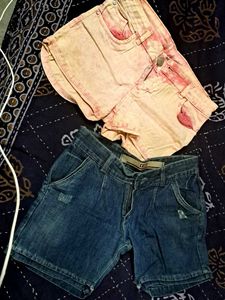 Two Lovely Denim Shorts