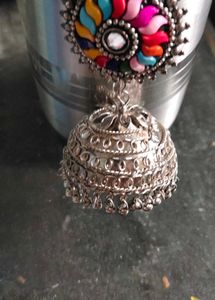 Elegant Black &amp; Gold Kundan Jewellery Set