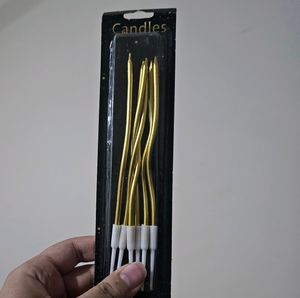 Swirl Twisted Birthday Candles