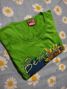 women Green  T-Shirt