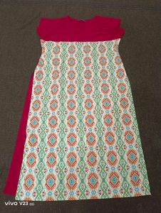 Unused Libas Magenta &amp; Printed Kurti
