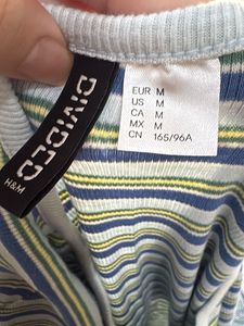 H&amp;M Striped Casual Mini Dress