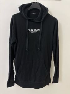 Black Hoodie with "ZJ-07-TEAM" Graphic