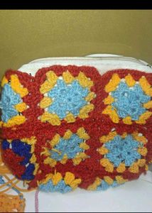 Crochet Granny Square Pouch