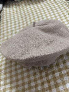 Soft Beige Beret Hat