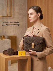 LV 2 PCS SET CLASSY SLING BAG WITHOUT BOX