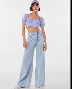 Bershka Lavender Top