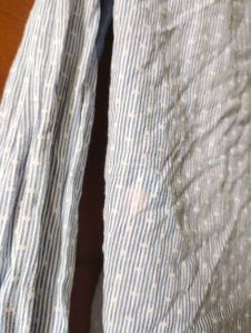 Blue Striped Ruffle Blouse💙