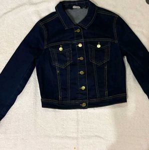 Classic Dark Wash Denim Jacket