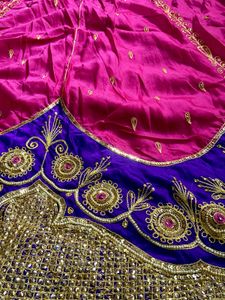 Beautiful Pink &amp; Purple Lehenga Choli