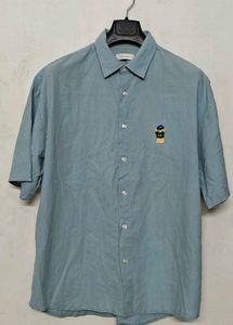Price drop 🔥🔥Light Blue Embroidered Short Sleeve