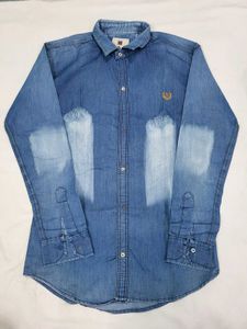 Blue Vintage Denim Shirt