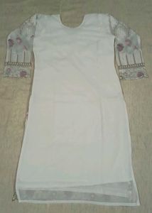 Elegant Embroidered Suit with Aqua Dupatta