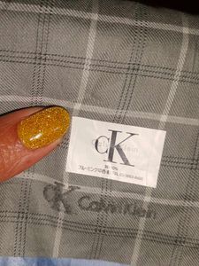 Authentic Calvin Klein Plaid Handkerchief