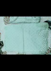 Embellished Mint Green Kurta Set