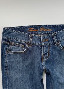 Y2K low rise straight jeans