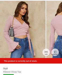 Pink Tie-Front Top