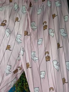 Cute Cat Print Pajama Pants