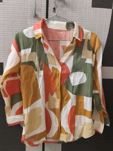 Abstract Print Two-Piece Set(No tag)