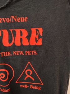 Charcoal Black Graphic Baby Tee - 5 to 6 yrs