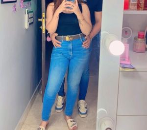 Light Wash Denim Jeans ZARA