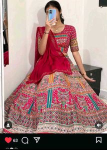 semi bridal multi colour lehenga panchii brand