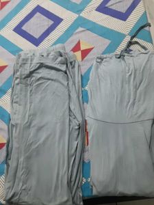 Solid Color Kurta Set