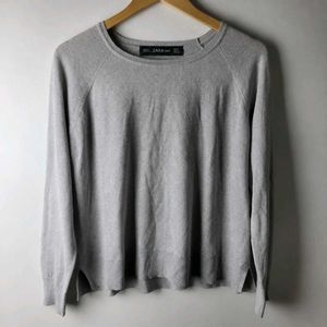 Grey Zara Knit Sweater