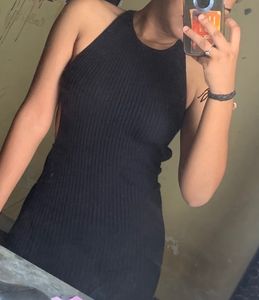 Black Backless Dress