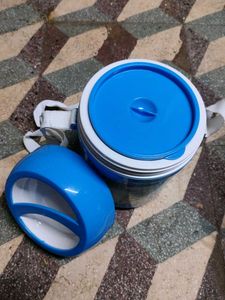 Blue Insulated Tiffin Carrier