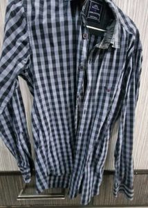 Checked Long Sleeve Men's Shirt