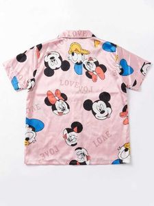 Micky mouse Character Pajama Set (pink)