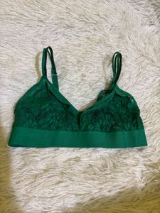AUDEN Emerald Green Lace Bralette