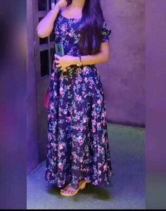 Floral Print Maxi Dress