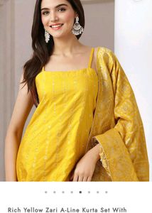 Vibrant Yellow Kurta Set... without tag