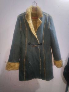 Peacoat Faux Fur Lined Winter coat