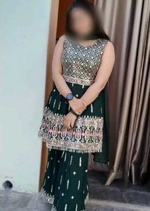 Elegant Green Embroidered Kurta Set