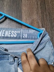 Light Blue Ripped Denim Jeans