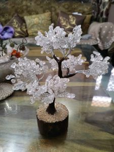 Quartz Crystals Bonsai Tree For Decor 400 Chips