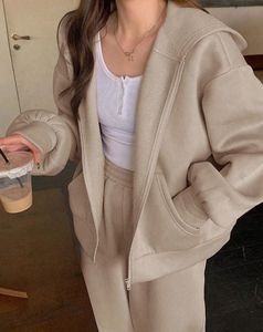 Cozy Zip-Up Hoodie and Sweatpants Set