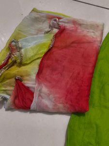Colorful Tie-Dye Kurta Set