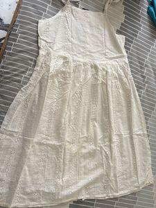 White Broderie Anglaise Dress