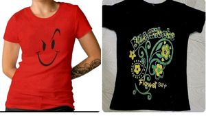 Pack 2 Branded Decamo  Round T Shirt