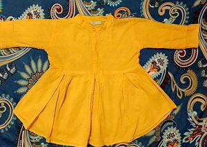 🌼 Elegant Flared Yellow Dress